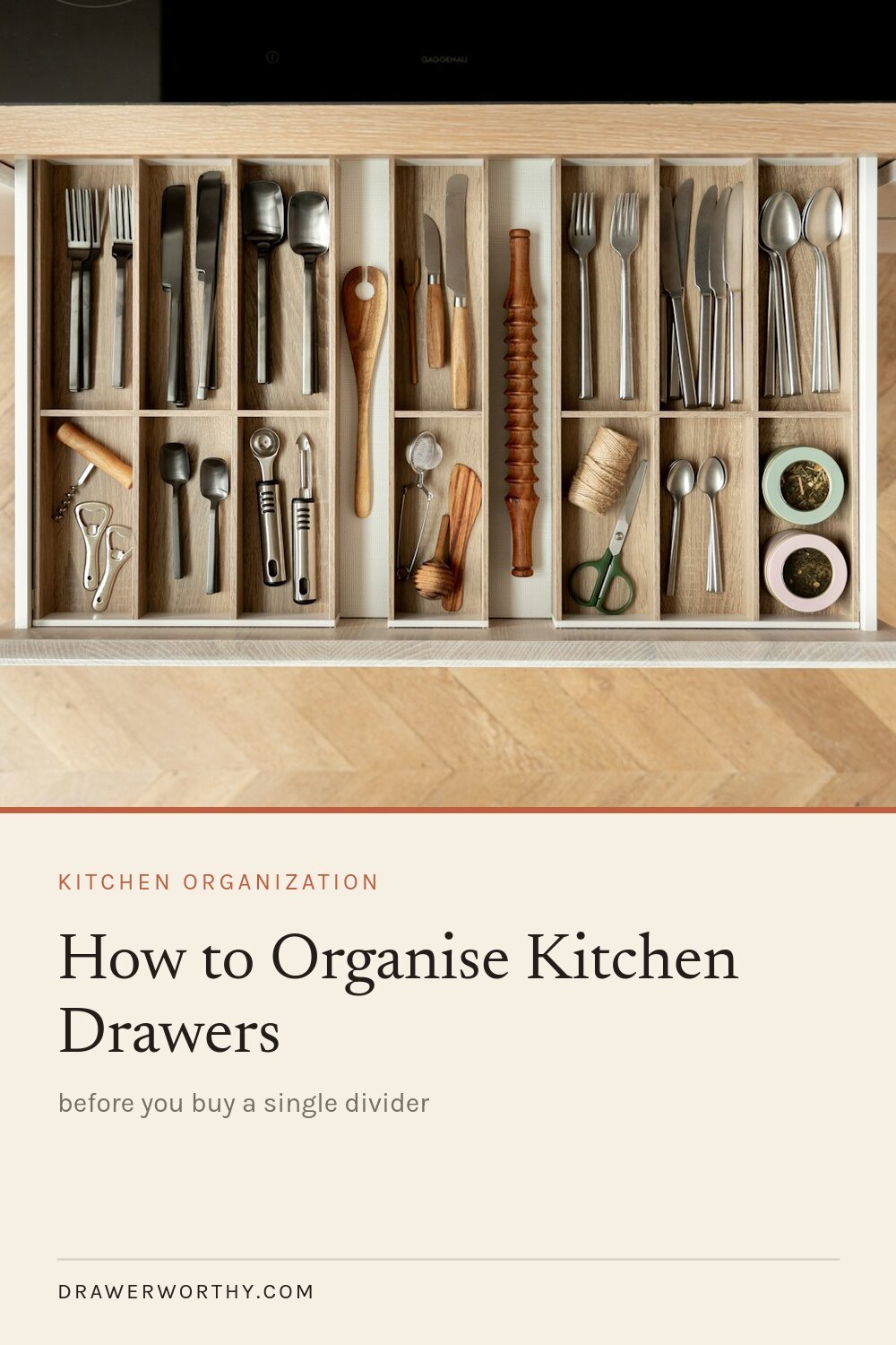 How to Organise Kitchen Drawers (Before You Buy a Single Divider)